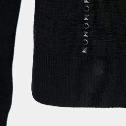 Dsquared2 Black Stud & Gem Embellished Wool Sweater M