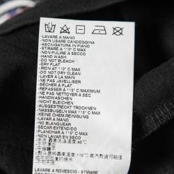Dsquared2 Black Kiss Band Print Cotton T-Shirt XS