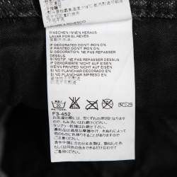 Pre Owned Dsquared2 Black Denim Distressed-Effect Skinny Slim Fit Jeans M Waist 34"