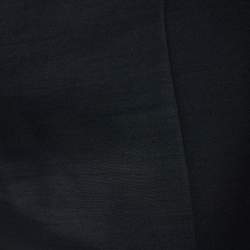 Dsquared2 Black Wool & Silk Straight Leg Pants XL