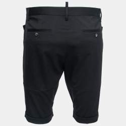 Dsquared2 Black Wool Bermuda Shorts M