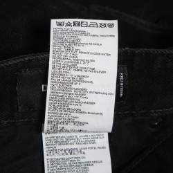 Pre Owned Dsquared2 Black Denim Skinny Jeans M Waist 33"