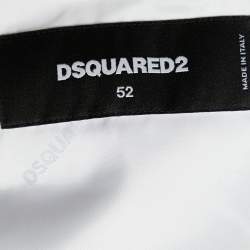 Dsquared2 Black Wool & Silk Embellished Lapel Detail Tuxedo Jacket XL