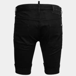 DSquared2 Black Denim Bermuda Shorts M