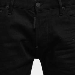 DSquared2 Black Denim Bermuda Shorts M