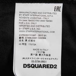 DSquared2 Black Denim Bermuda Shorts M
