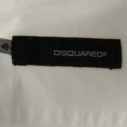 Dsquared2 White Cotton Button Front Shirt S