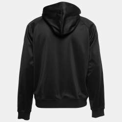 Dsquared2 Black Jersey Side Stripe Detail Zip-Up Jacket XL