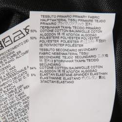 Dsquared2 Black Jersey Side Stripe Detail Zip-Up Jacket XL