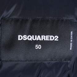 Dsquared2 Camouflage Printed Hooded Down Jacket L