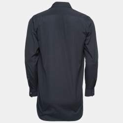Dsquared2 Black Cotton Pocket Detailed Button Front Shirt XS