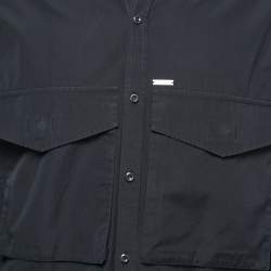 Dsquared2 Black Cotton Pocket Detailed Button Front Shirt XS