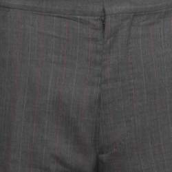 Dsquared2 Grey Pinstriped Wool Formal Pants XL