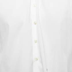Dsquared2 White Cotton Button Front Full Sleeve Shirt S