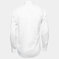 Dsquared2 White Cotton Button Front Full Sleeve Shirt S