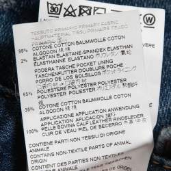 Dsquared2 Blue Washed & Distressed Denim Jeans S Waist 32"