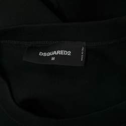 Dsquared2 Black Evening Embroidered Knit Sweatshirt M