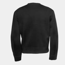 Dsquared2 Black Evening Embroidered Knit Sweatshirt M
