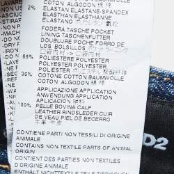 Pre Owned Dsquared2 Blue Ripped Denim Jeans 3XL Waist 39"