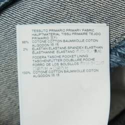 Dsquared2 Blue Distressed Denim Button Front Jacket M