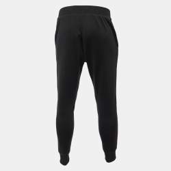 Dsquared2 Black Logo Print Knit Joggers S