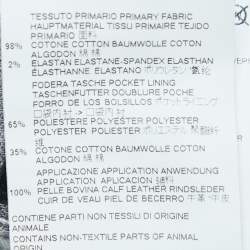 Pre Owned Dsquared2 Light Grey Distressed Skater Skinny Jeans S Waist 30"