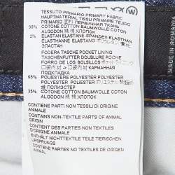 Pre Owned Dsquared2 Blue Faded Denim Slim Fit Jeans XL Waist 38''