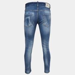 Dsquared2 Blue Distressed Denim Jeans M Waist 34"