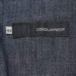 Dsquared2 Navy Blue Denim Short Sleeve Shirt XS