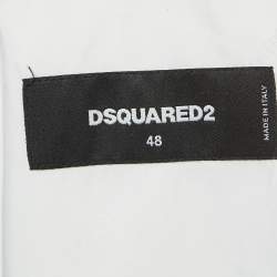 Dsquared2 Navy Blue Distressed Denim Vest M
