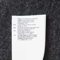 Dsquared2 Grey Puff Print Knit Sweatshirt S