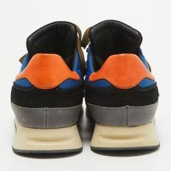 Dsquared2 Multicolor Suede & Mesh Dean Goes Hiking Lace Up Sneakers Size 43