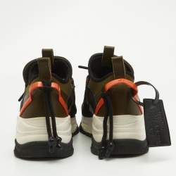 Dsquared2 Multicolor Neoprene and Suede Run Ds2 Sneakers Size 39