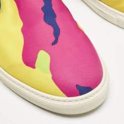 Dsquared2 Multicolor Canvas Slip On Sneakers Size 45