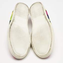 Dsquared2 Multicolor Canvas Slip On Sneakers Size 45
