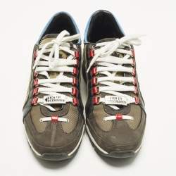 مملوكة مسبقًا حذاء رياضي ديسكويرد2 نابا وجلد ملون متعدد الألوان مقاس 43