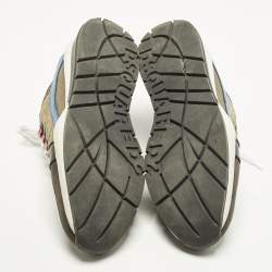 مملوكة مسبقًا حذاء رياضي ديسكويرد2 نابا وجلد ملون متعدد الألوان مقاس 43