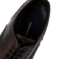 Dsquared2 Brown Brogue Leather Lace Up Oxfords Size 40