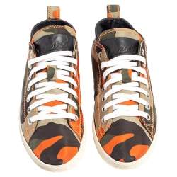Dsquared Camouflage Fabric Low Top Sneakers Size 43