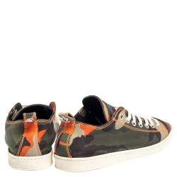 Dsquared Camouflage Fabric Low Top Sneakers Size 43
