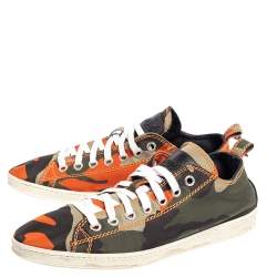 Dsquared Camouflage Fabric Low Top Sneakers Size 43