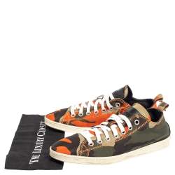 Dsquared Camouflage Fabric Low Top Sneakers Size 43