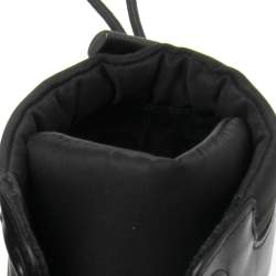 Pre Owned Dsqaured2 Black Leather Woody Ankle Boots Size 40