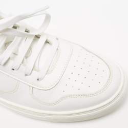 Dsquared2 x Mert & Marcus White/Red Leather Trainer Low Top Sneakers Size 40 
