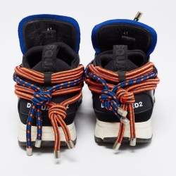 Dsquared2 Multicolor Suede And Leather Bungy Jump Sneakers Size 41