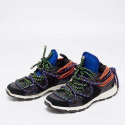 Dsquared2 Multicolor Suede And Leather Bungy Jump Sneakers Size 41