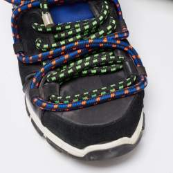 Dsquared2 Multicolor Suede And Leather Bungy Jump Sneakers Size 41