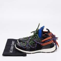 Dsquared2 Multicolor Suede And Leather Bungy Jump Sneakers Size 41