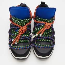Dsquared2 Multicolor Suede And Leather Bungy Jump Sneakers Size 43