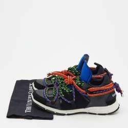 Dsquared2 Multicolor Suede And Leather Bungy Jump Sneakers Size 43